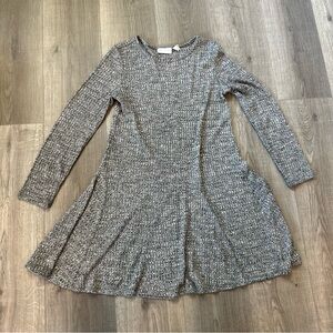 Girls heather grey long sleeve dress size XXL